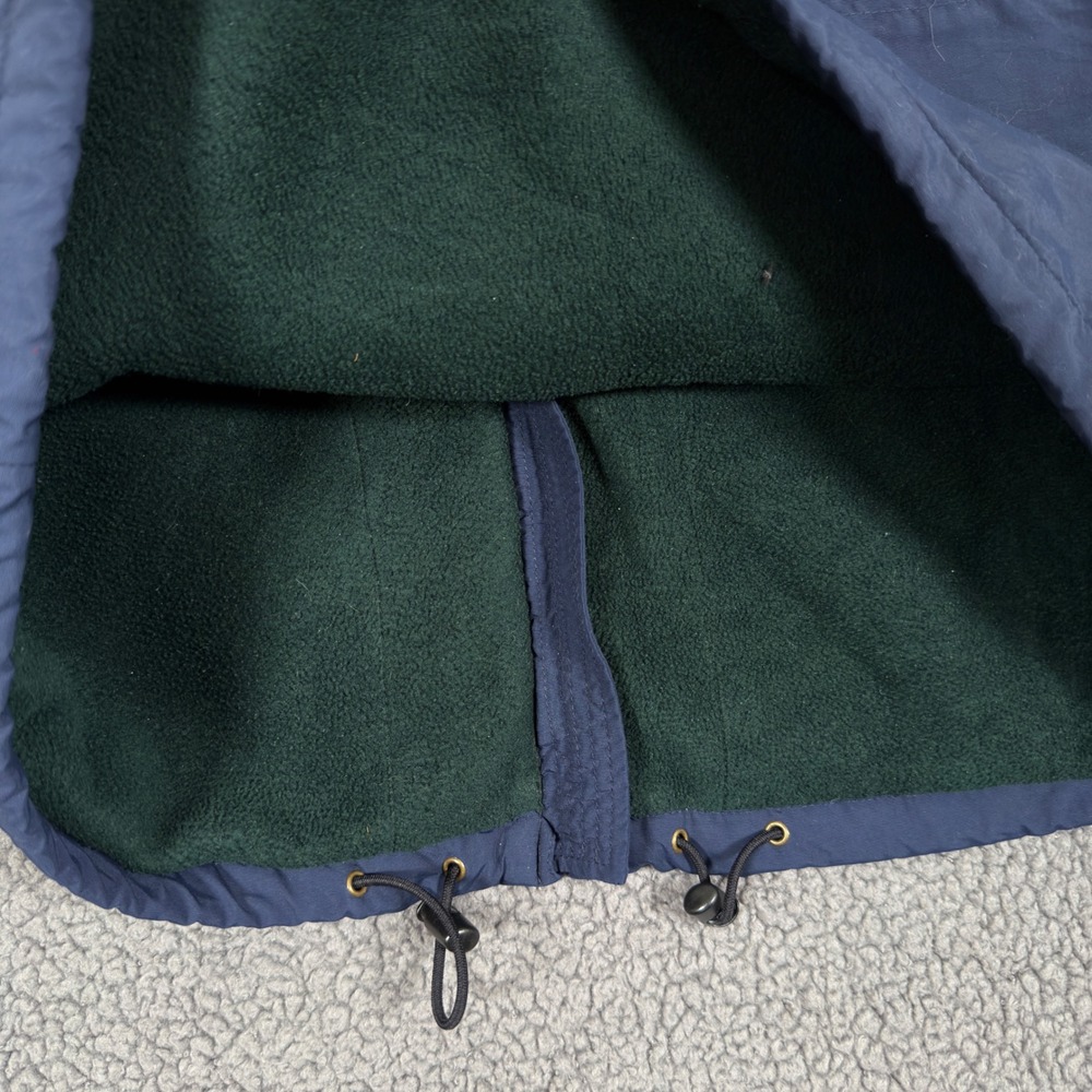 Lands End Classic Squall Bomber Jacket Women L Fleece Lined Polartec Vintage 90s - Picture 8 of 14